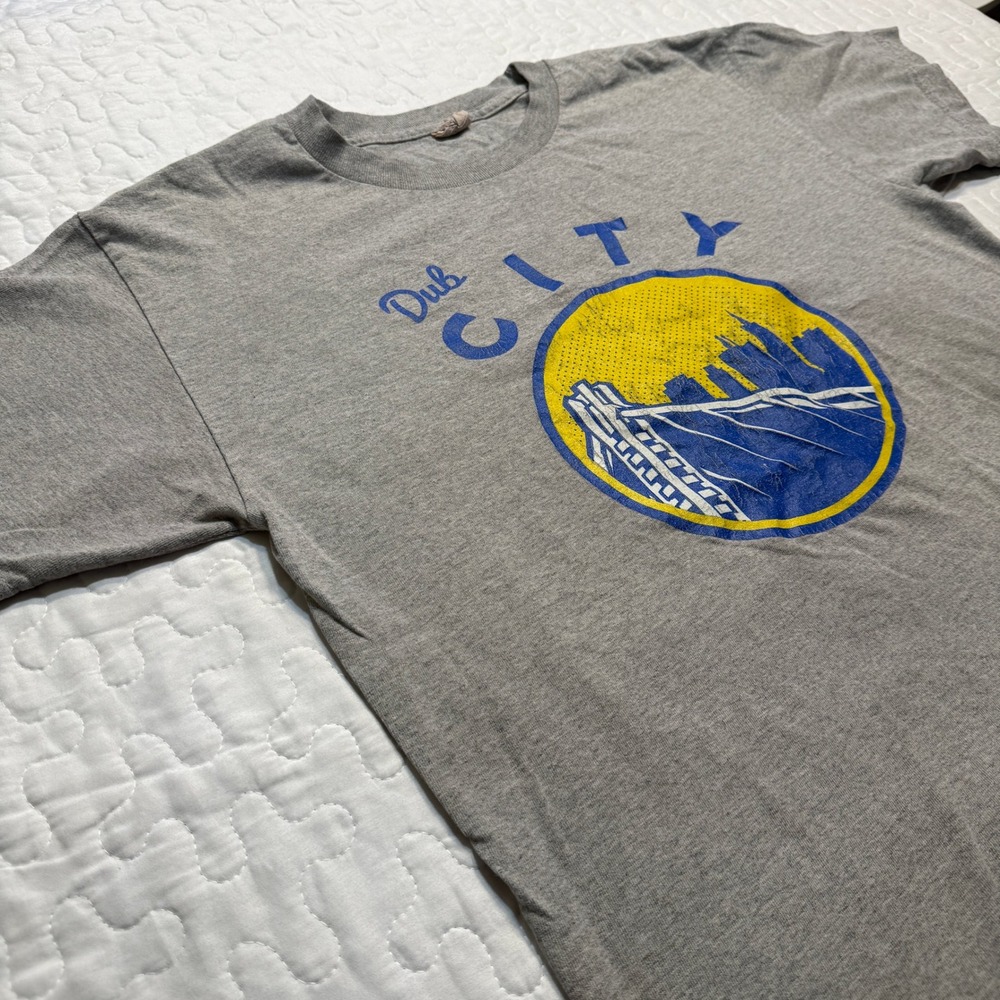Golden State Warriors Men XL T-Shirt Gray Dub City GRAPHIC TEE BAY AREA BAY AREA